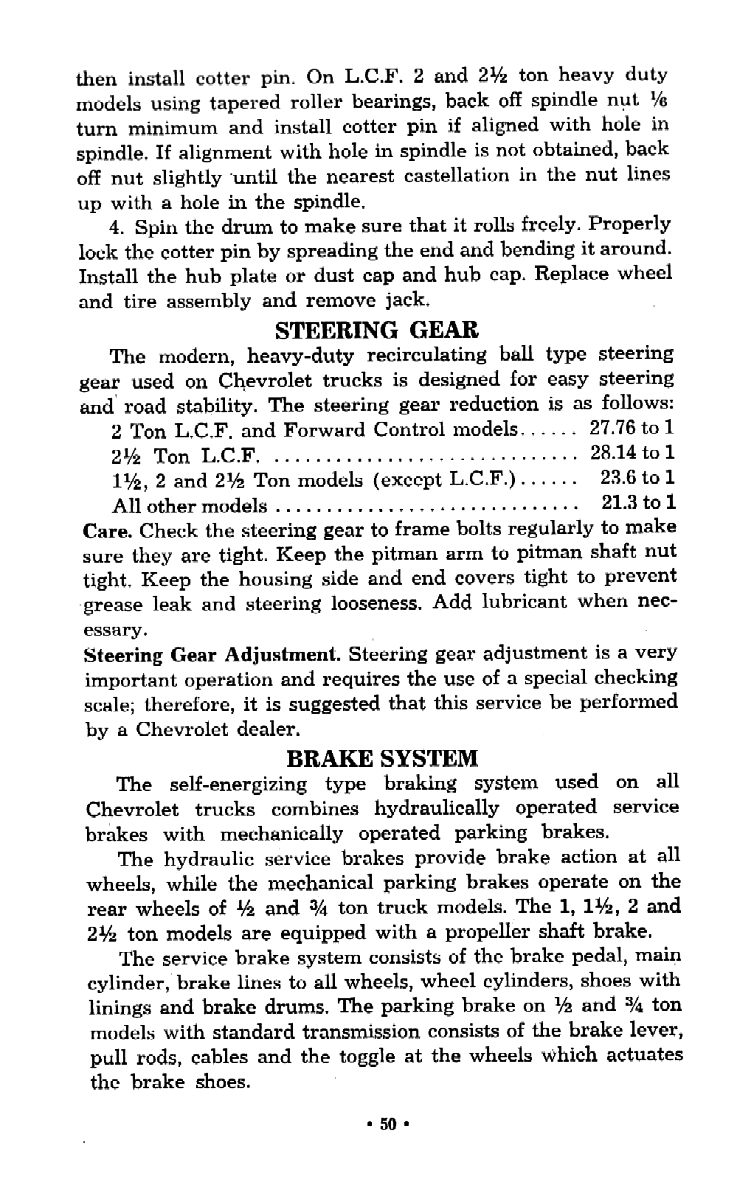 1957 Chevrolet Trucks Operators Manual Page 83